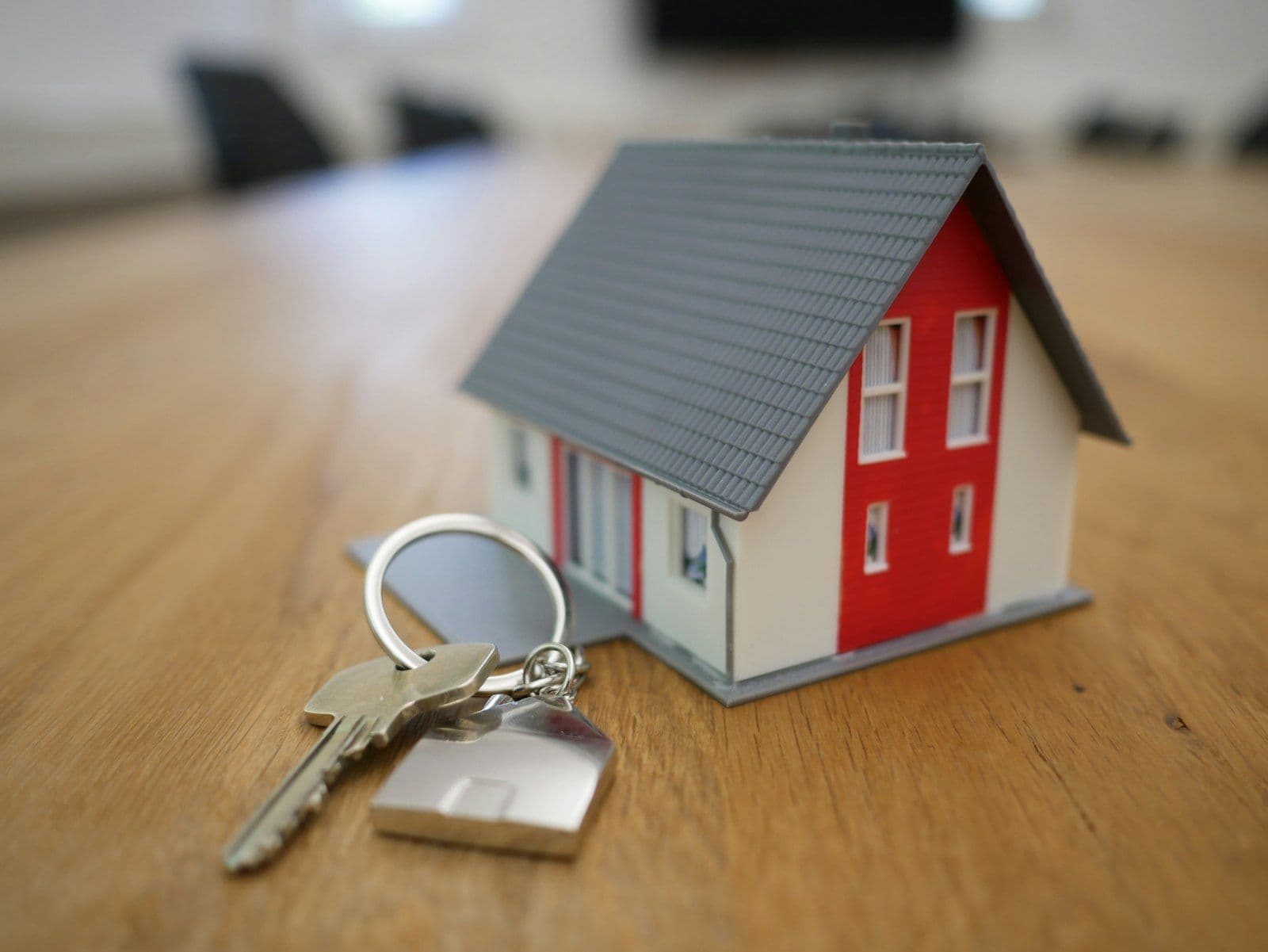 Real estate agent showing a property