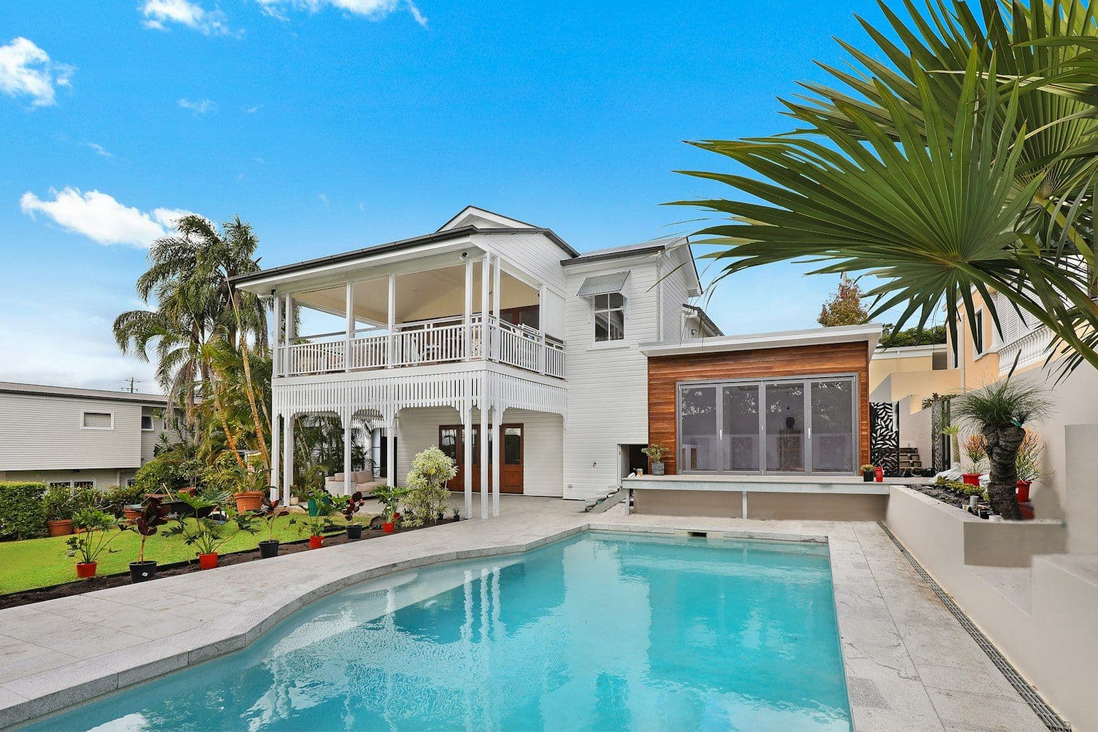 Modern real estate listing exterior